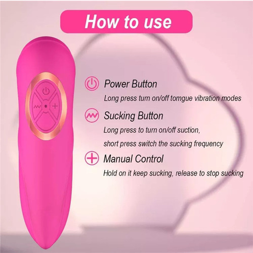 Female Vibration Penetration Toy with Soft Silicone Simulated Tongue for Adults