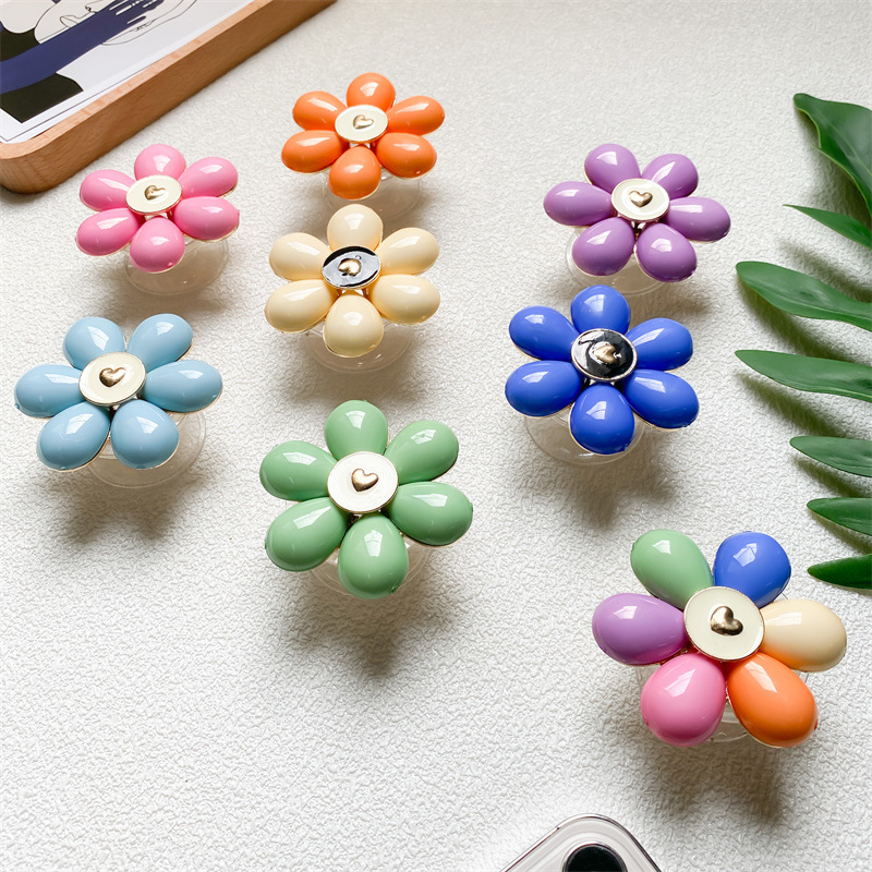 Cute Style Flower Metal Cute Mobile Phone Holder