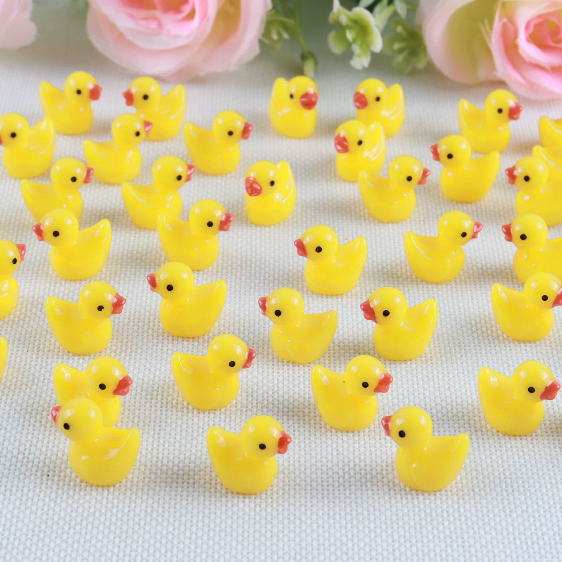 B.Duck, подвеска, милая заколка для волос, материал, утка, микропейзаж