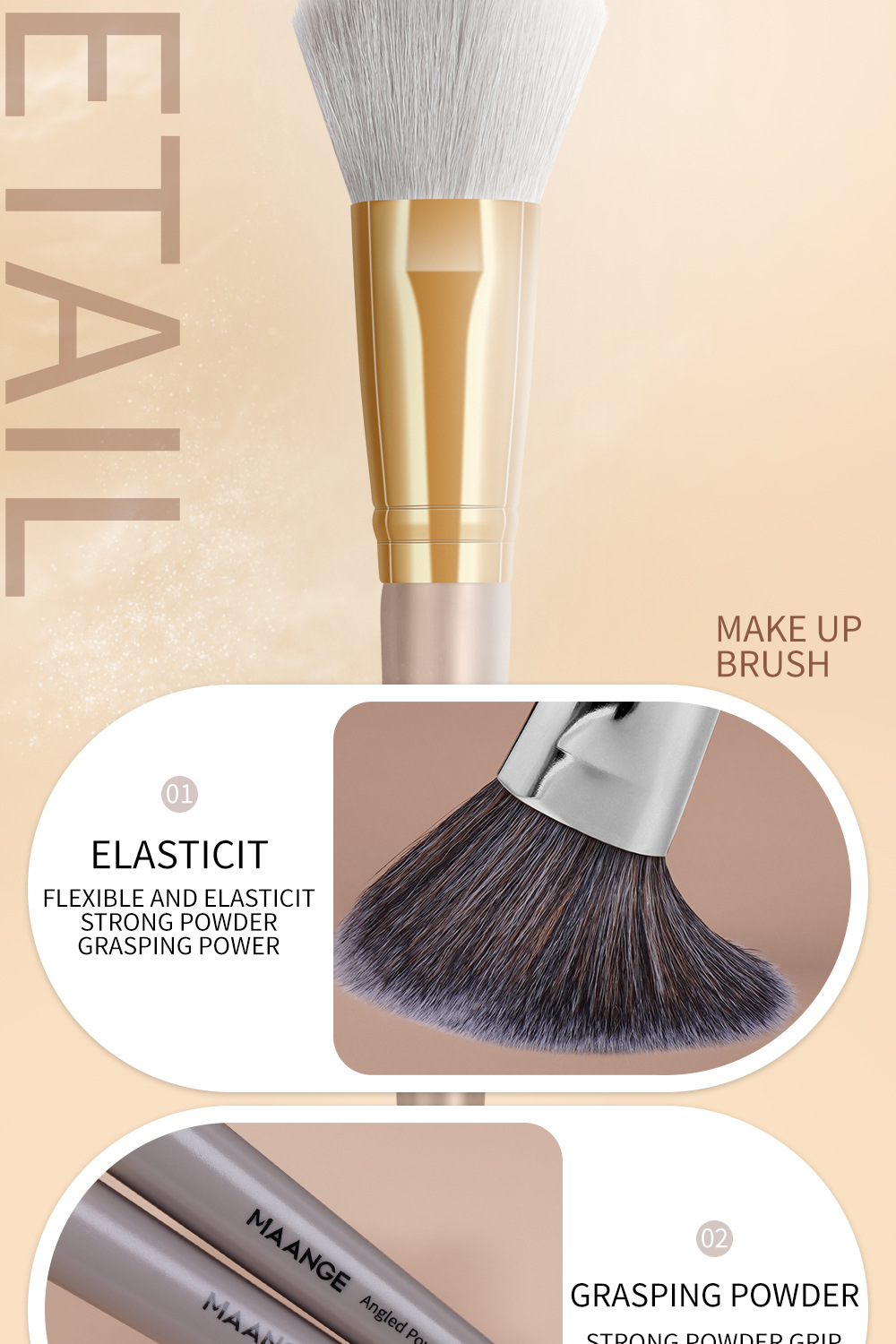 Factory direct sales 25-piece luxury makeup brush set plus box professional beauty tools nylon bristles for beginners