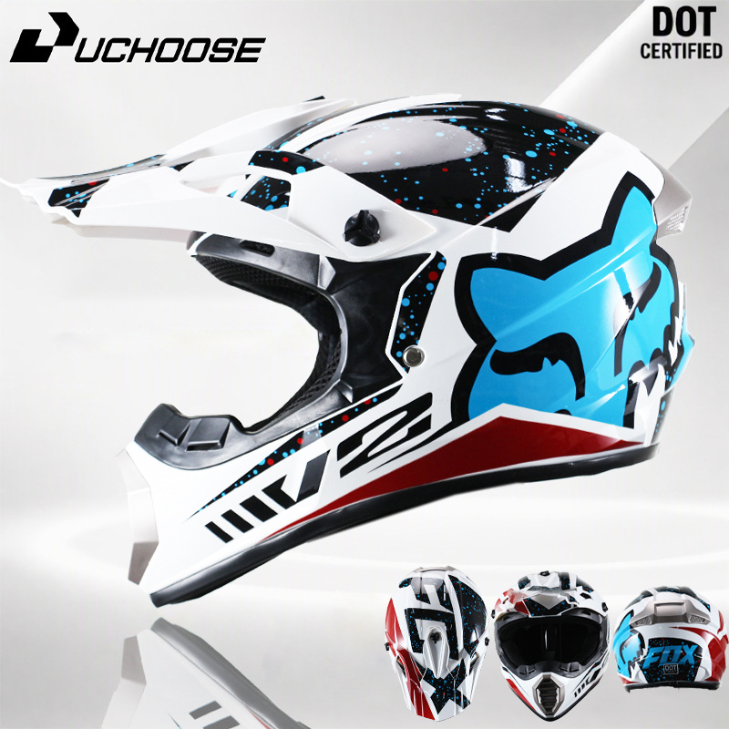 Teenager mountain off-road helmet, motorcycle full-face safety helmet, wear-resistant, sun-protective riding helmet