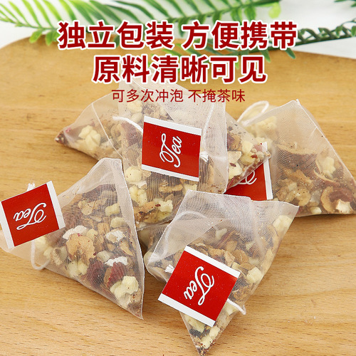 Direct supply from the manufacturer: Apple Sishen Tea, Dried Apples, Red Dates, Yams, Gorgon, Poria Tea, Triangular Tea Bags, Healthy Sishen Soup