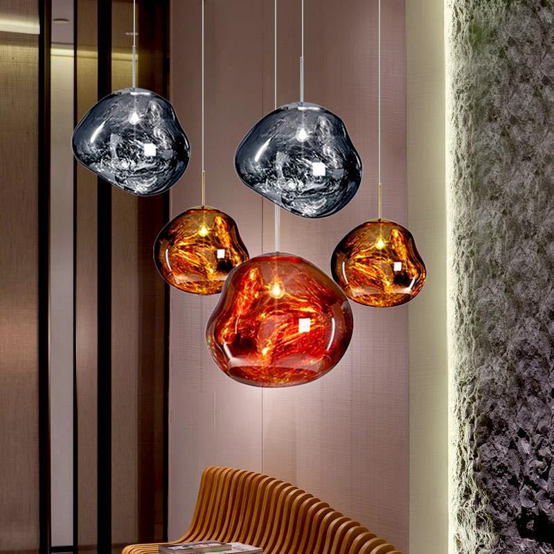 Scandinavian Modern Art Creative Minimalist Restaurant Glass Small Chandelier Bar Clothing Store Bar Bedside Lava Chandelier Scandinavian Modern Art Creative Minimalist Restaurant Glass Small Chandelier Bar Clothing Store Bar Bedside Lava Chandelier