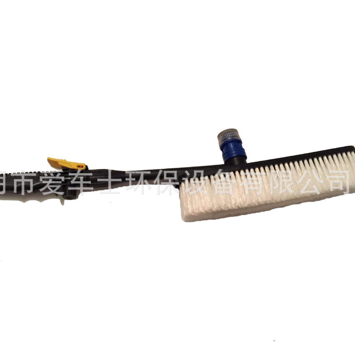 厂家直销不伤车洗士泰白色柔软毛刷洗车器三角通水刷  泡沫壶一体