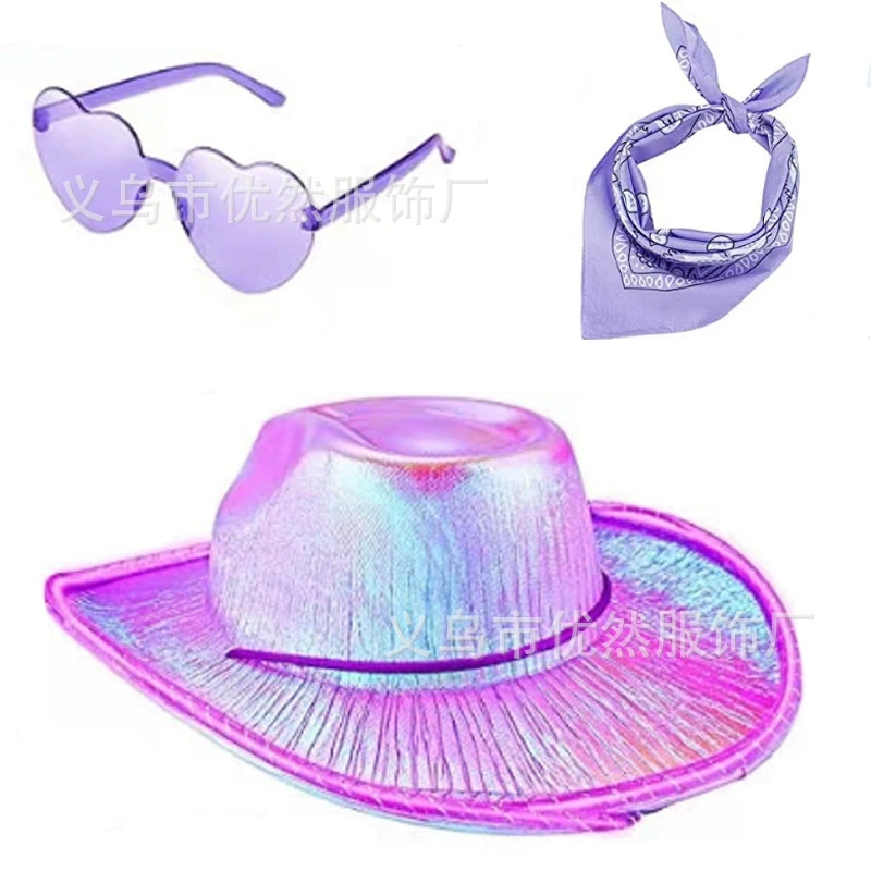 Fuchsia denim glasses, set, Amazon, 3 piece set