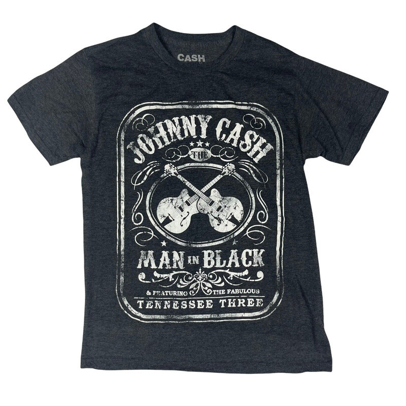 Cross-Border European and American Trendy T-Shirt Creations, Retro Folk American Style John Johnny Singer 	 Men's Short-Sleeved T-Shirt