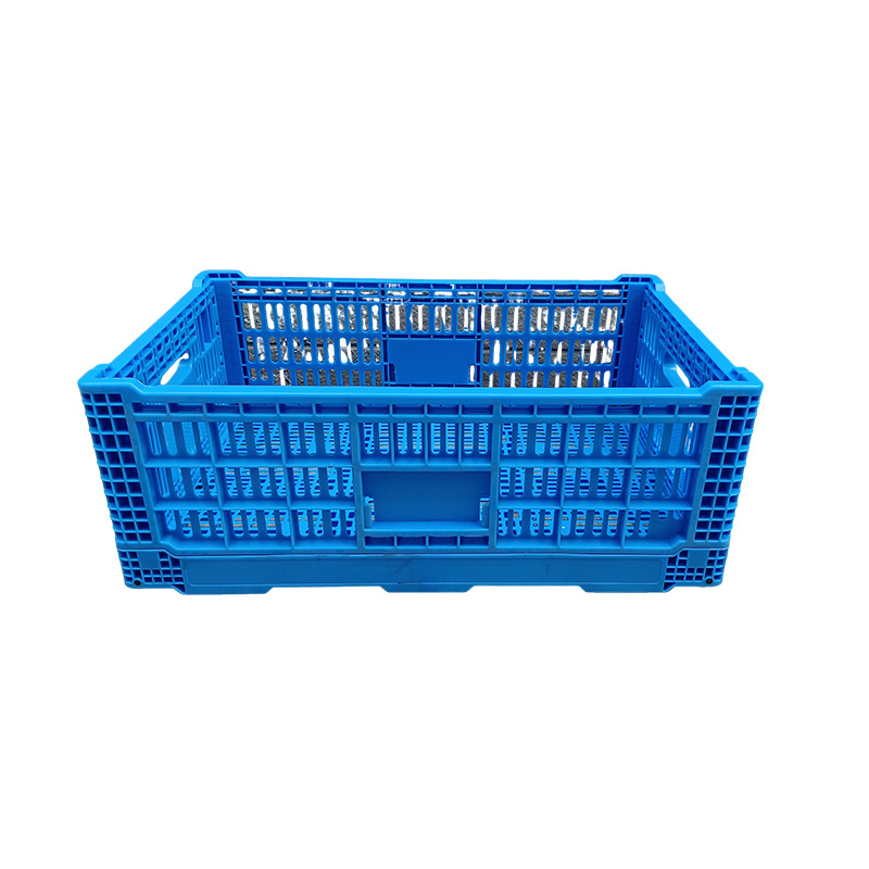 Fabricante de suministro de plástico plegable cesta de rotación cesta plegable caja de rotación caja logística cesta de frutas y verduras caja plegable cesta image 2