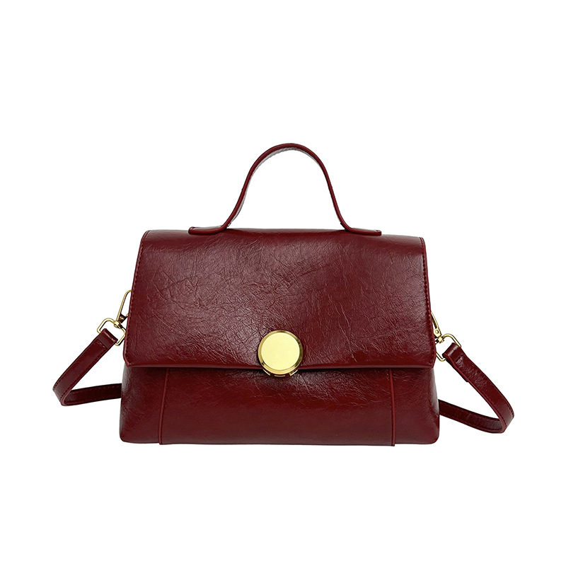 Bolso de moda casual personalizado bolso de tendencia simple diaria 2026 nuevo retro versátil mochila de hombro