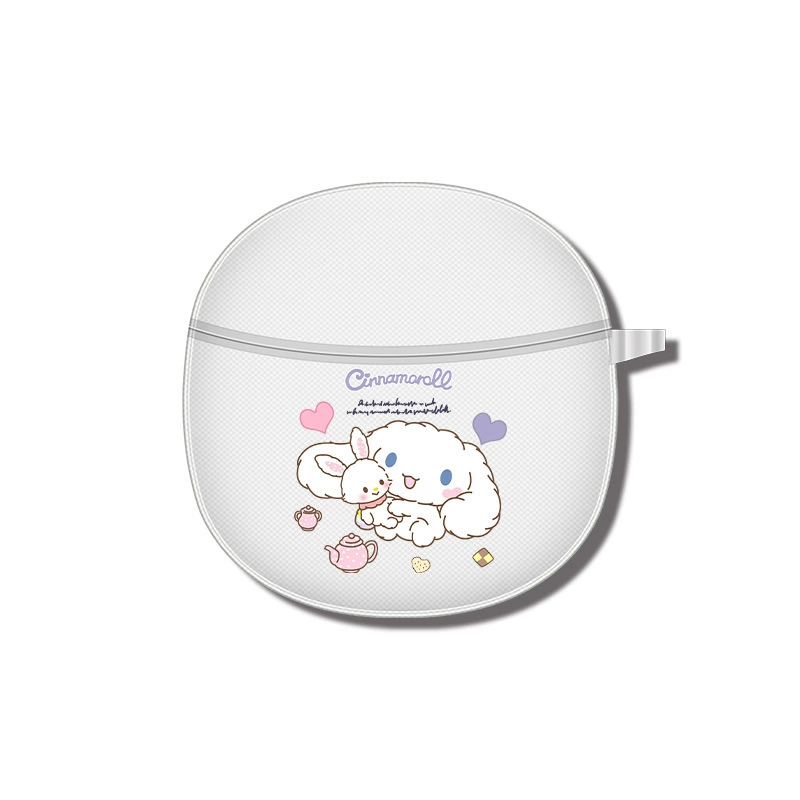 Compatible wireless headphones, transparent creative cartoon protective case, bluetooth