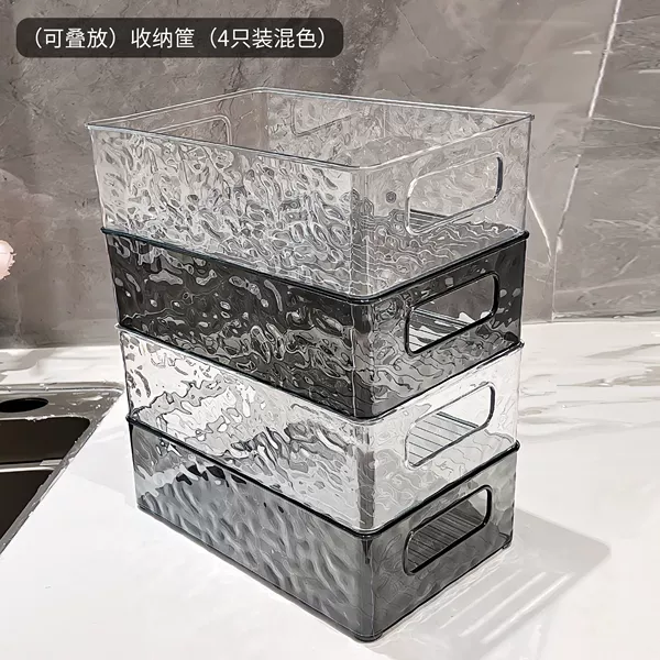【White and gray】Only two packages can be stacked on hand
