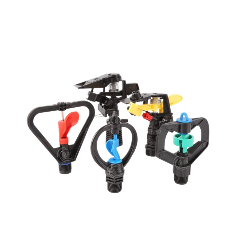 4 minutos 6 ángulo ajustable de plástico rociador rociador rociador automático jardín césped equipo de riego por pulverización