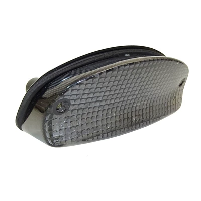 Suitable for Suzuki GS500E GS500F 03-09 modified LED tail light brake turn signal integrated assembly (Motorcycle tail) - smoked-black