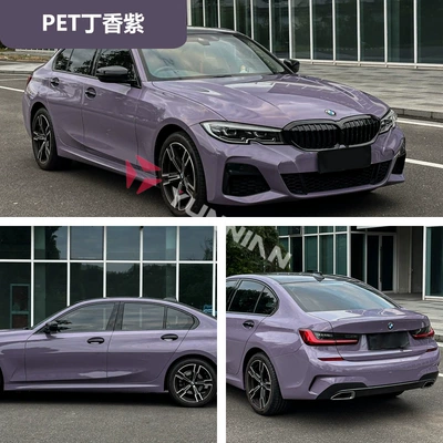 Factory Direct Sales Cross-Border Wholesale Stickers, Auto Color Change Film - pet-lilac-15216m