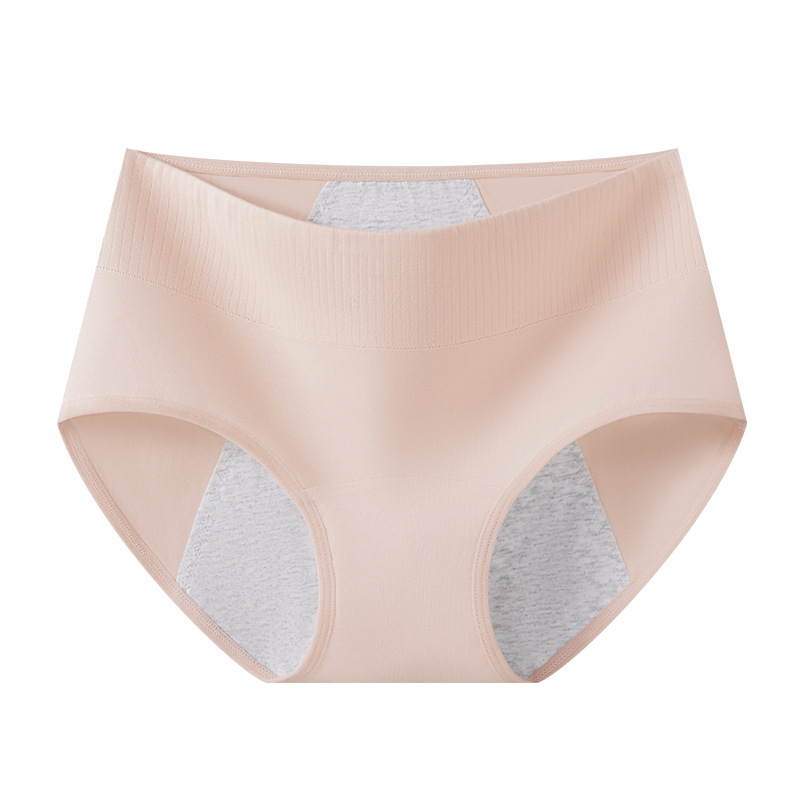 Calzoncillos de algodón de período menstrual 10A entrepierna antibacteriana entrepierna de algodón tía período menstrual ensanchamiento a prueba de fugas calzoncillos de mujer