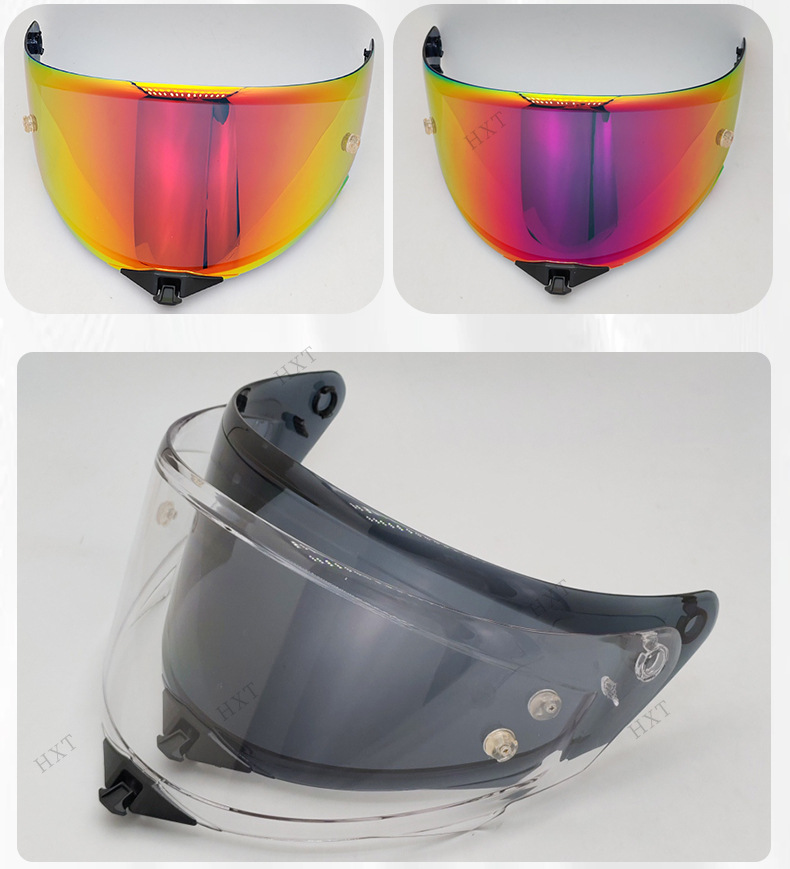 Motorcycle Helmet Lens Universal New Model Ttrevo Anti-Fog High-Definition Color-Changing Windproof Ttr Helmet Windshield Lens