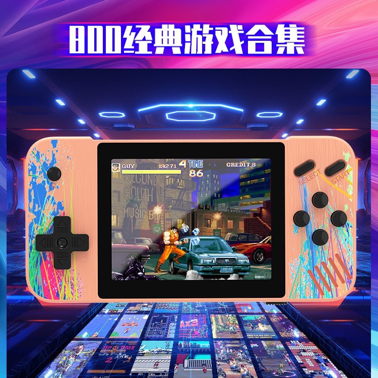 New G3 Handheld Game Console Retro 8-Bit Handheld Nostalgic Arcade 800-In-One Kidsren's Companion Wedding Gift