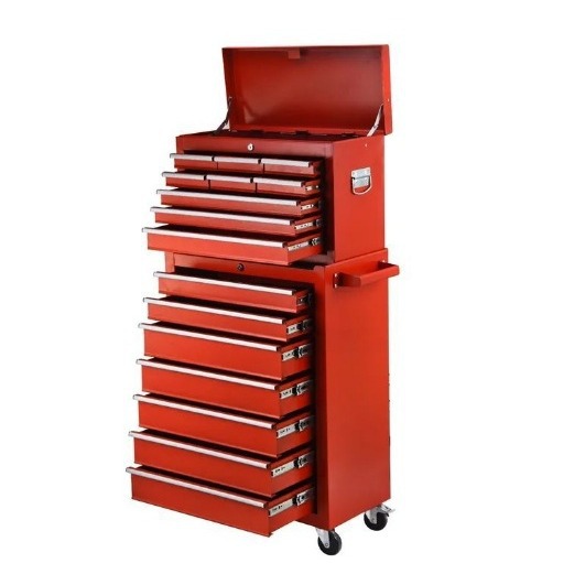 Reparación de automóviles, carro de 8 cajones, armario de herramientas de hardware, armario de almacenamiento de herramientas de taller