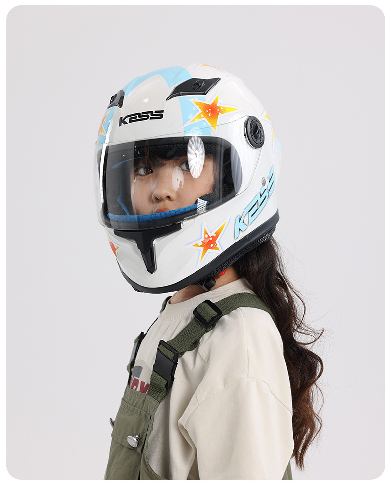 National Standard 3C Certified Electric Vehicle Kidsren's Helmet Cartoon Cute Suitable for Kidsren and Babies Autumn and Winter Warm Safety Helmet