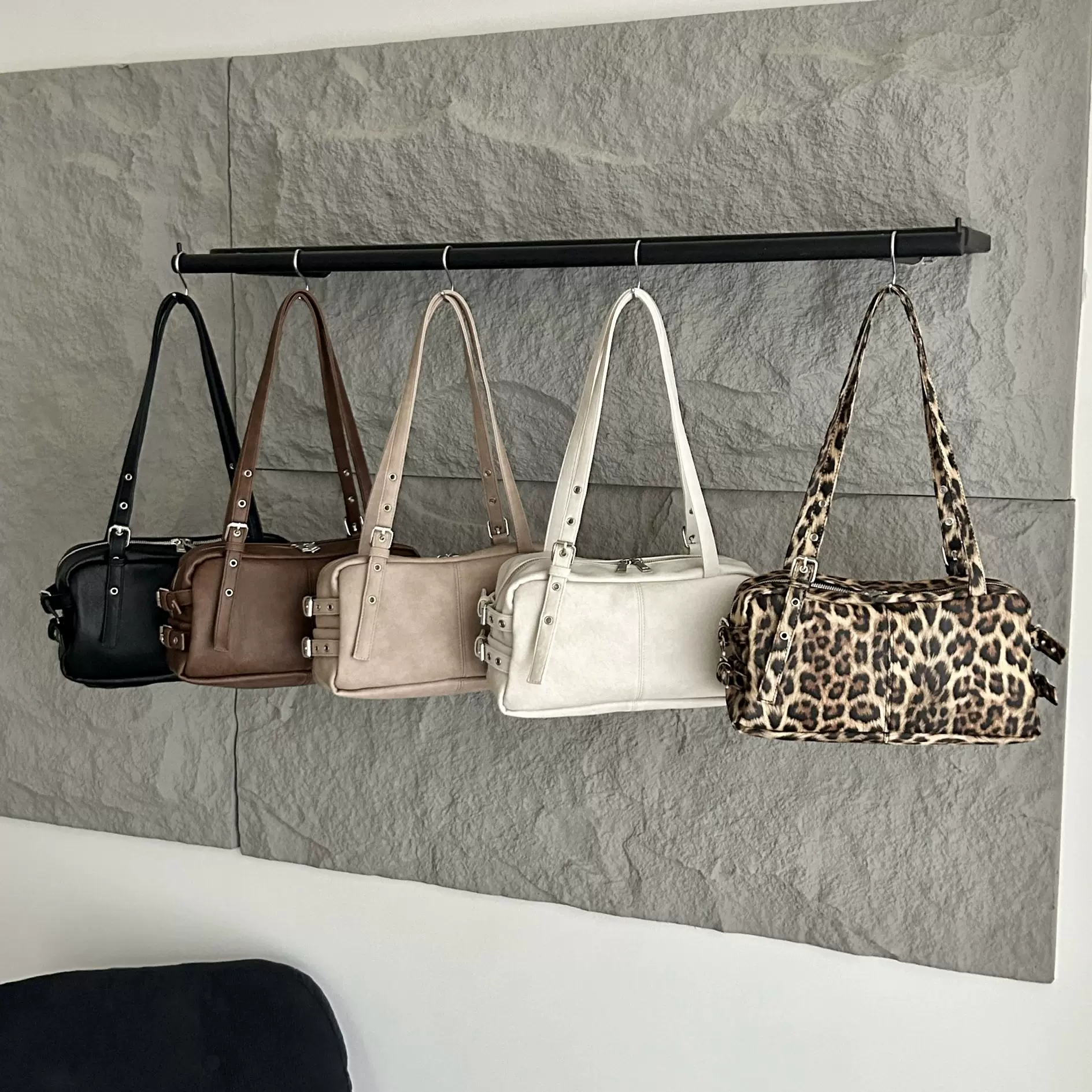 新款女士百搭波士顿枕头大容量手提包高级腋下单肩包斜挎女包包