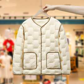 90白鸭绒2026秋冬新款儿童轻薄羽绒服内胆中大童保暖男女童装外套