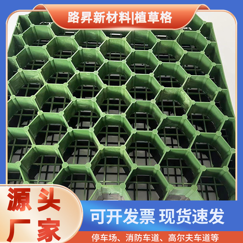 停车场绿化园林种草地面塑料植草板消防通道加强型植草格厂家批发