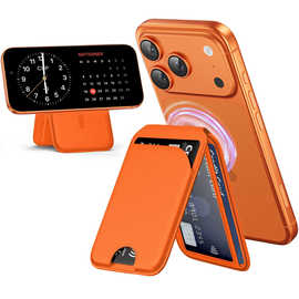 适用于带MagSafe功能手机&手机壳隐形超薄磁吸插卡支架卡包现货