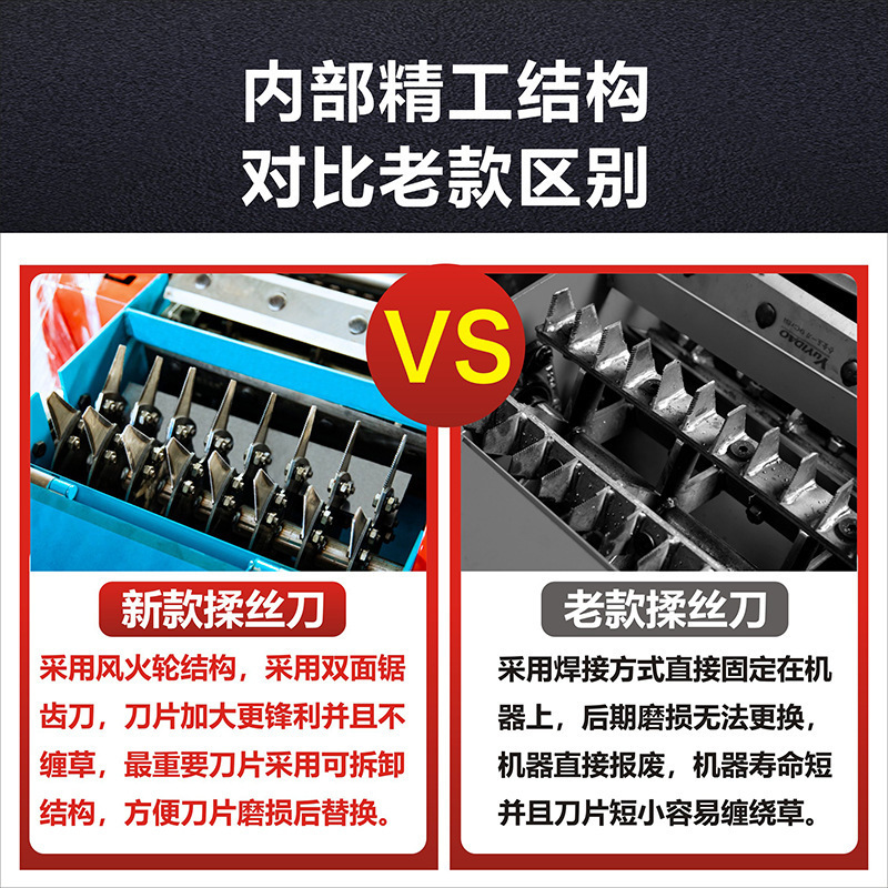 Máquina de corte de hierba doméstica de ganado y ovejas pequeña máquina de hilado de corte de hierba de paja de 4.5 toneladas, máquina de corte de hierba de paja, máquina de pulverización de hierba