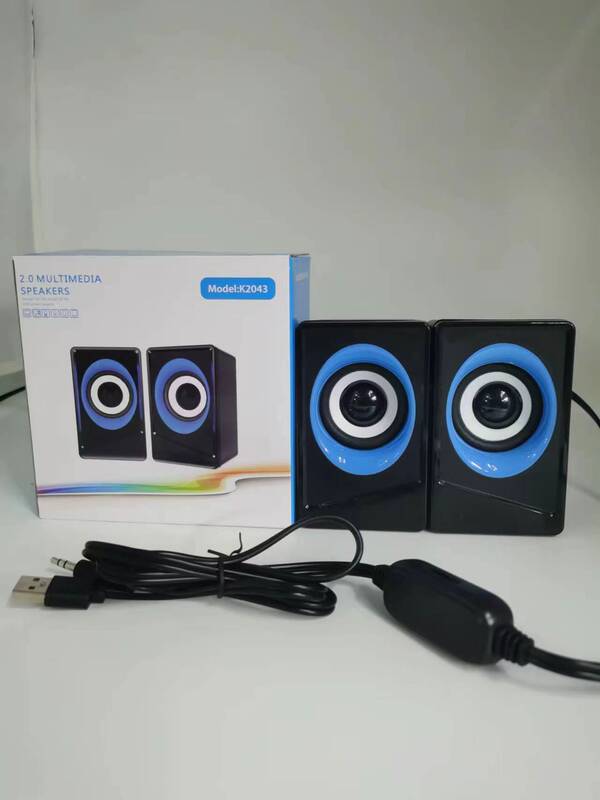 新型の越境コンピュータの音響のデスクトップの家庭用ノートパソコンの有線の小さいスピーカーのデスクトップの重いサブウーファのスピーカーの卸売り|undefined