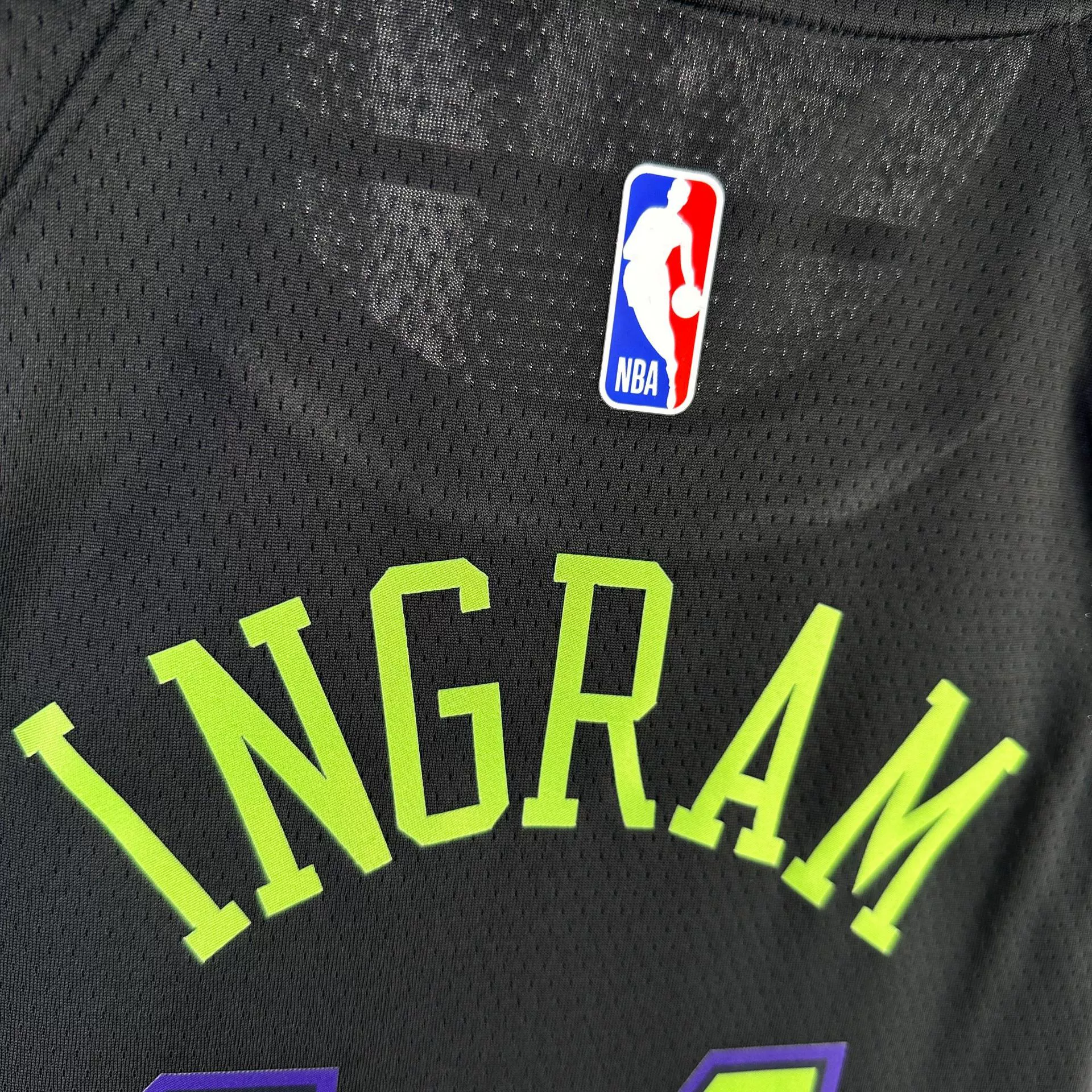 Футболка Pelicans City Edition № 1 Williams 3 McCollum Ingram № 2 Ball NBA Hydrangea