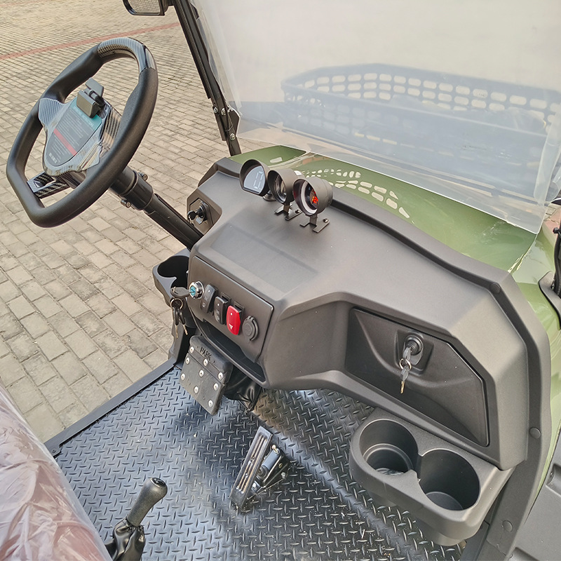 Cross-Border Golf Carts with 4-8 Seats, Resort Shuttle Buses, Real Estate Reception Vehicles, Electric Four-Wheel Sightseeing Vehicles