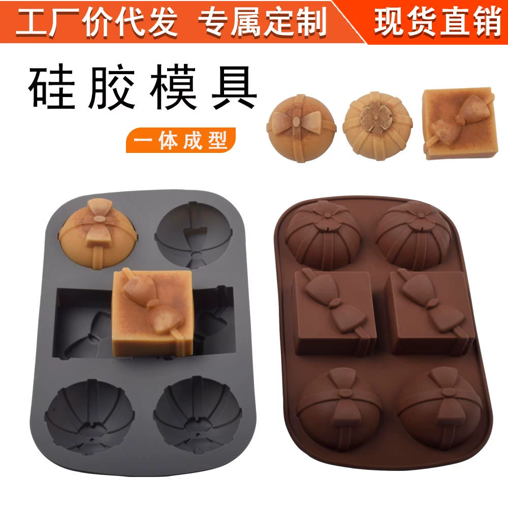 Форма банта 6 даже силиконовый мусс торт для выпечки рисовых шариков