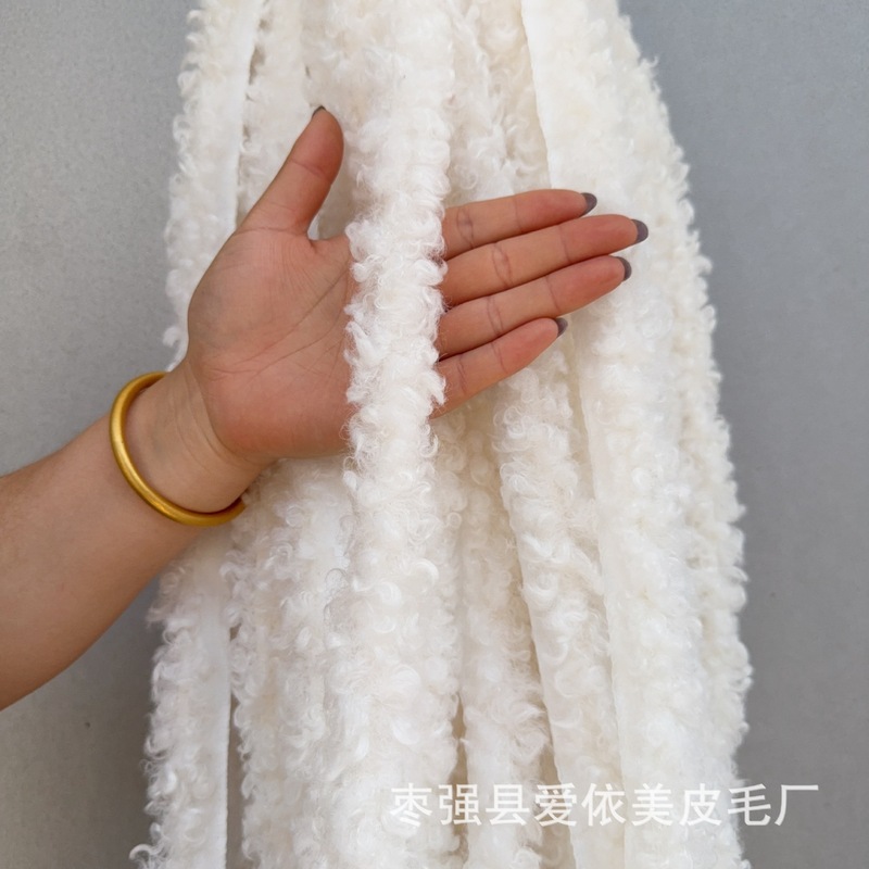 クロスボーダー模造羊カーリングストリップ衣類靴と帽子手作り DIY 人工毛レースアクセサリークリスマス装飾ぬいぐるみストリップ|undefined