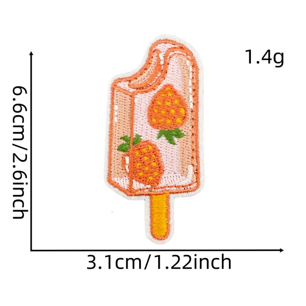Cake cherry cloth sticker 4#