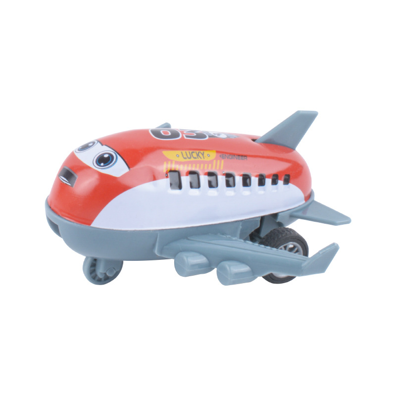 Juguetes para niños retroceso deslizante modelo de simulación de avión de chapa mini avión de pasajeros niños y niñas pequeños regalos al por mayor