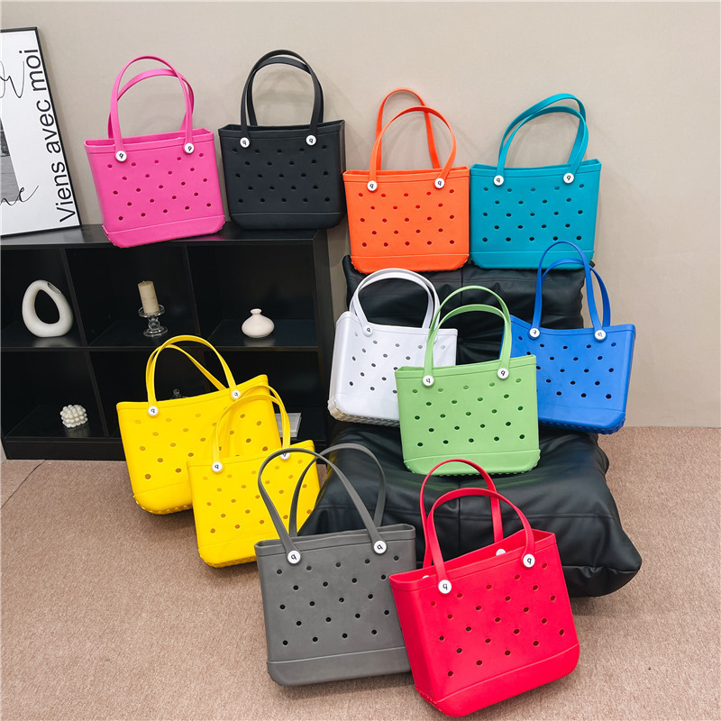 Shopping Basket Hole Large Bag Beach Bag Cosmetics Bag European New Product Cross-Border Eva Outdoor Camping Style Basket Pet Bag