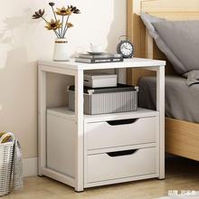 床头柜 铁艺简约现代卧室床头柜子小型收纳柜简易床边柜便宜代发