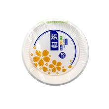 厂价直销 天和泉林6寸一次性纸碟餐具蛋糕卫生烧烤纸浆碟