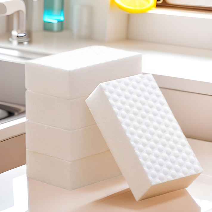Nano Sponge Magic Scrubbing Dish Sponge Block Decontamination Magic Kitchen Dishwashing Wood Pulp Cotton Cleaning Brush Absorbent Sponge