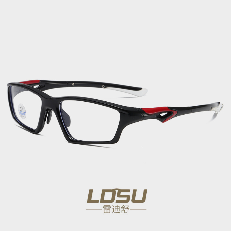 The new TR90 Factory Direct sports glasses can be bent foot myopia eye protection dual-purpose sports glasses 81278