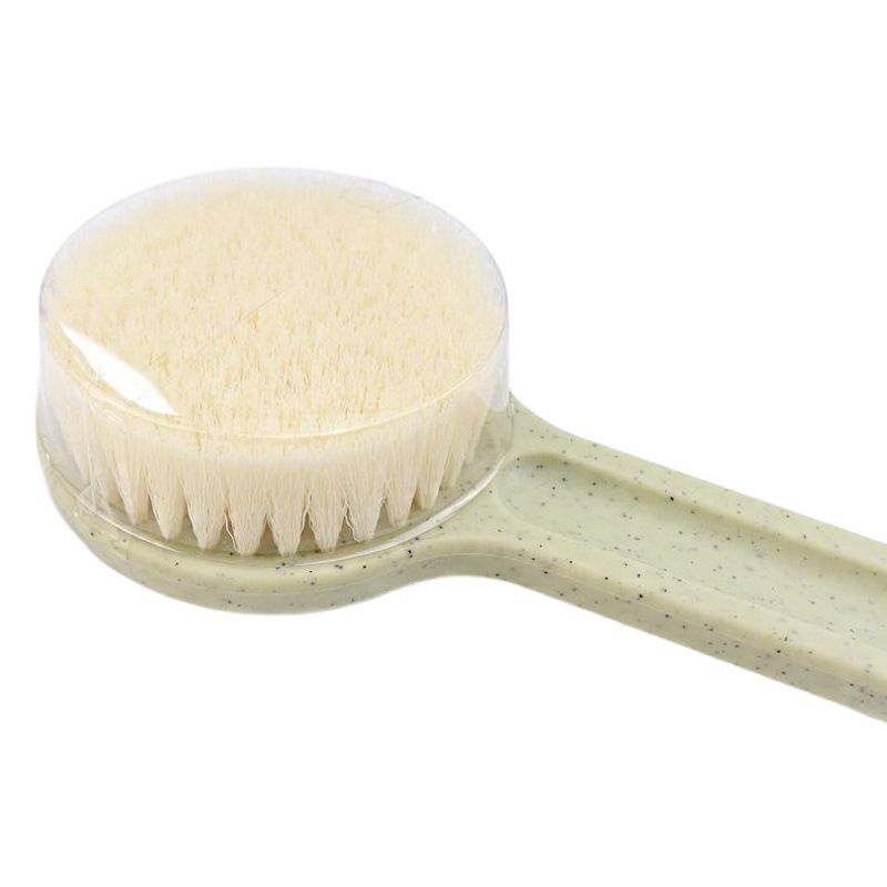 Cepillo de baño de plástico cepillo de baño de mango largo cepillo de baño antideslizante japonés mango recto cepillo de limpieza de cabello suave M210