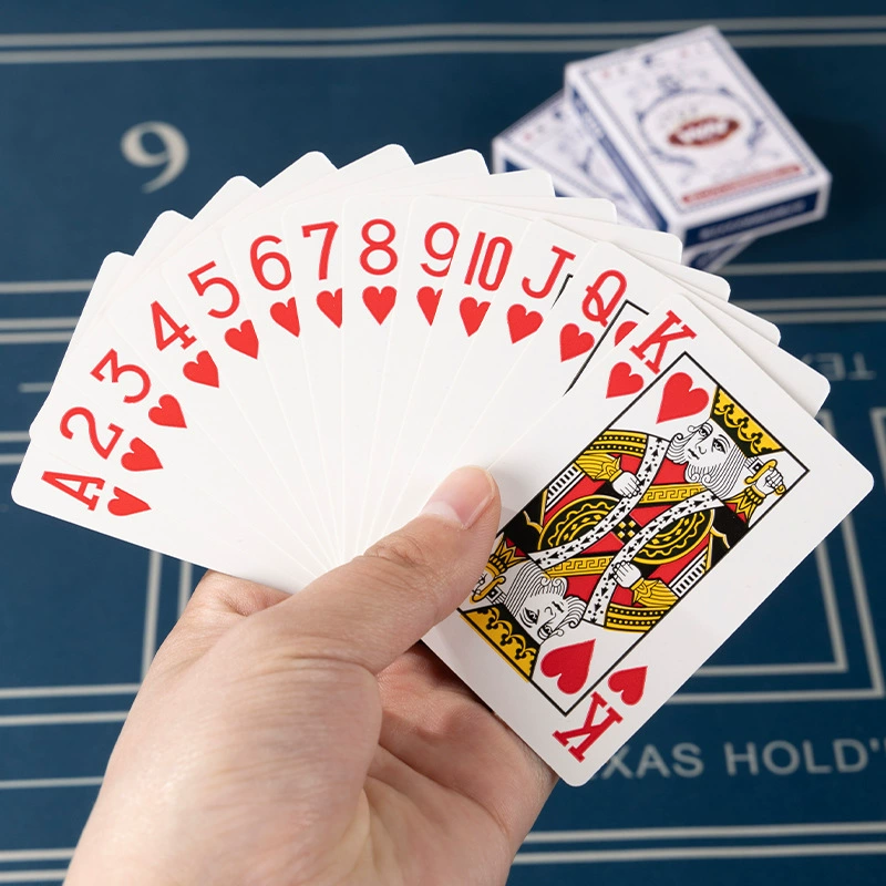 Утолщенные оптовые игральные карты, прочные и небьющиеся, подходят для домашнего использования, маджонга, Dou Di Zhu, а также для шахмат и карточных комнат.