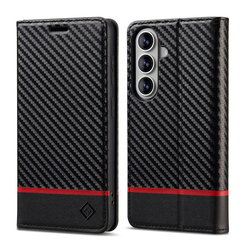 Suitable for Samsung S26FE carbon fiber pattern flip phone case, Samsung A18 TPU soft case anti-drop phone cover Suitable for Samsung S26FE carbon fiber pattern flip phone case, Samsung A18 TPU soft case anti-drop phone cover