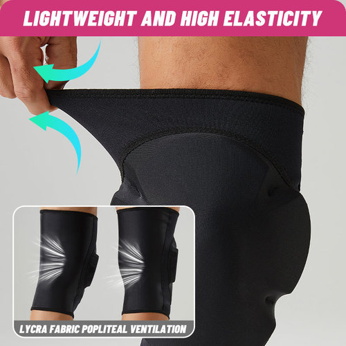 New plum blossom sponge kneepads increase protective area Sports kneepads dance kneeling drop resistance anti-collision leg protectors