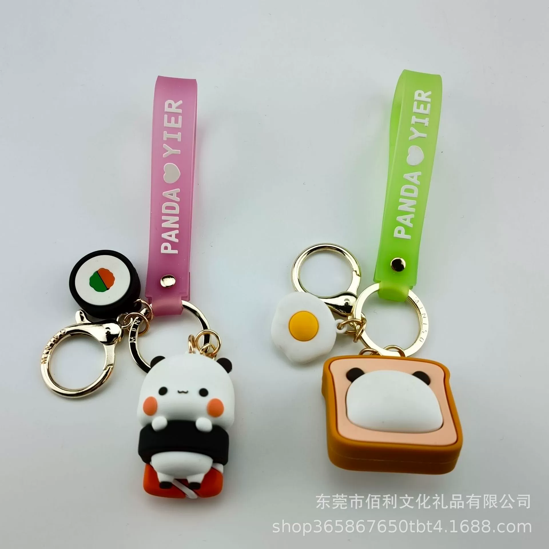 Cartoon doll, keychain PVC, three dimensional accessory for keys from soft rubber, custom-made