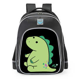 新款恐龙书包小学生男童大容量多隔层夜光反光外贸亚马逊儿童背包