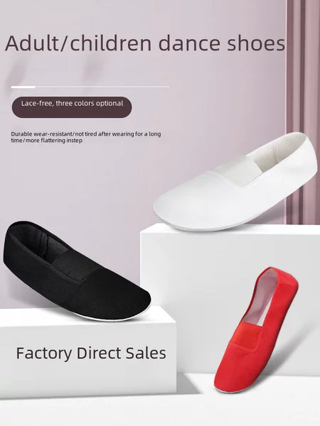 Cowhide Sole Gymnastics Shoes Adult Children Thickened Dance Shoes Skill Shoes Practice Shoes Soft Sole Shoes Yoga Shoes Body Shoes