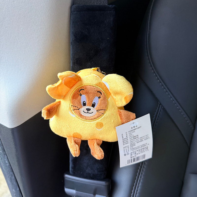 Protector de Hombro para Cinturón de Seguridad de Peluche para Auto