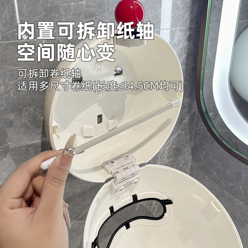 トイレの壁を掛けてトイレのタオルを入れます。