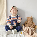 Детская зимняя флисовая одежда, бутылочка для кормления