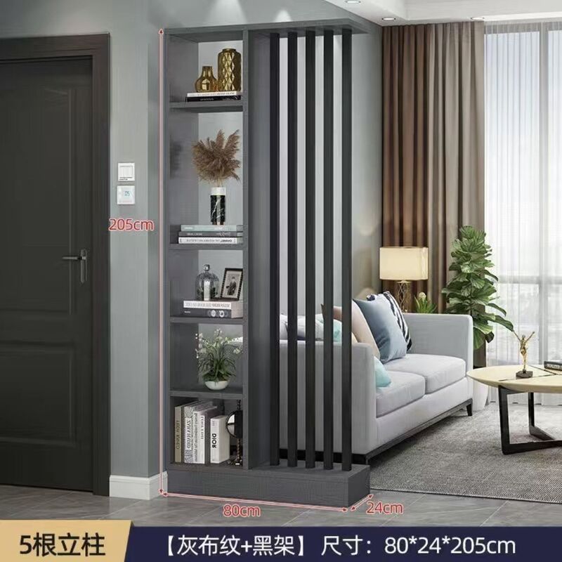 屏风隔断客厅遮挡入户门玄关柜简易置物架厨房客厅餐厅隔断柜简约|undefined